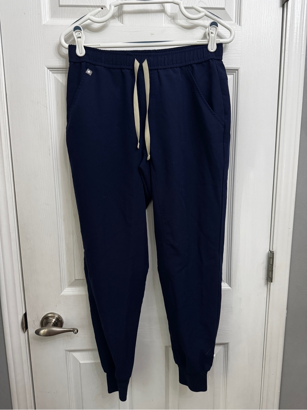 Figs Men's Navy Jogger Scrubs with Drawstring